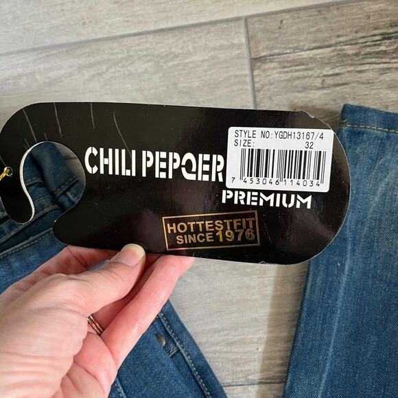 Classic Blue Straight Leg Jeans - Picture 8 of 9